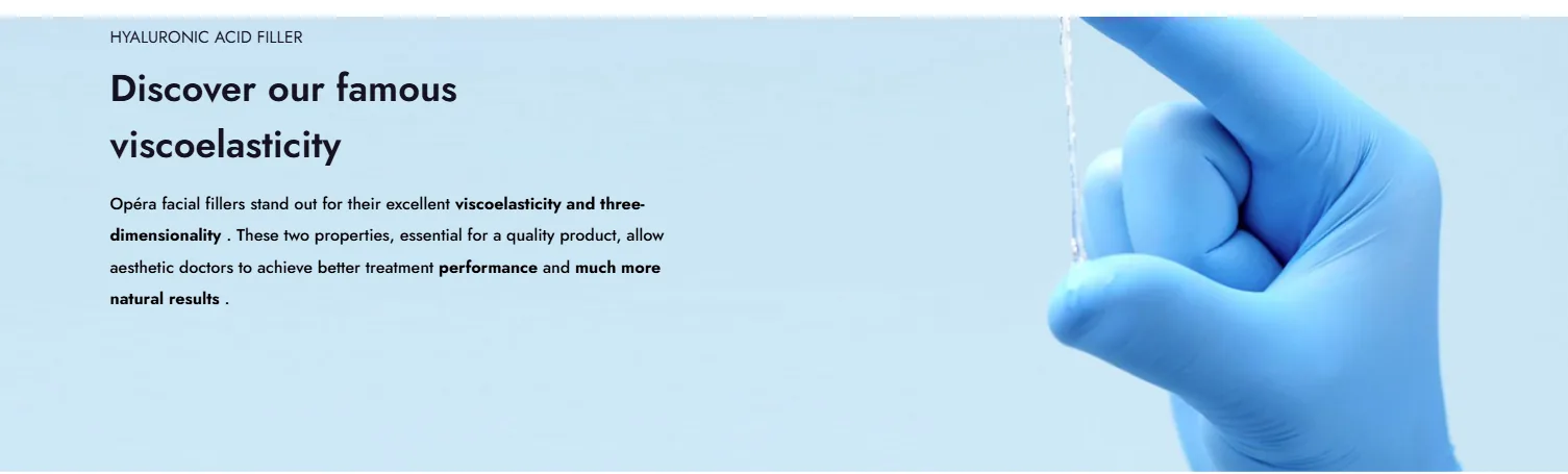 Opéra facial fillers &mdash; viscoelasticity